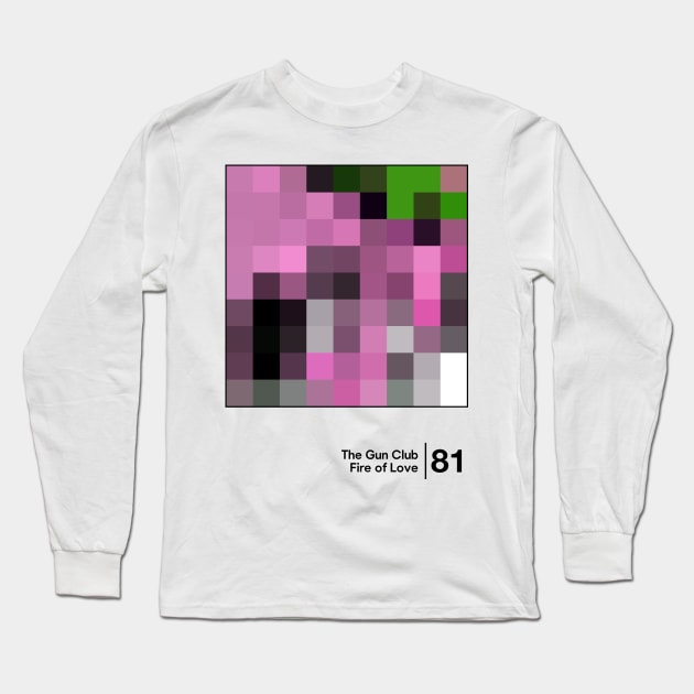 Fire of Love / Minimalist Graphic Design Fan Artwork Long Sleeve T-Shirt by saudade